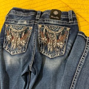 Miss me jeans dream catcher NWOT 28”x33”